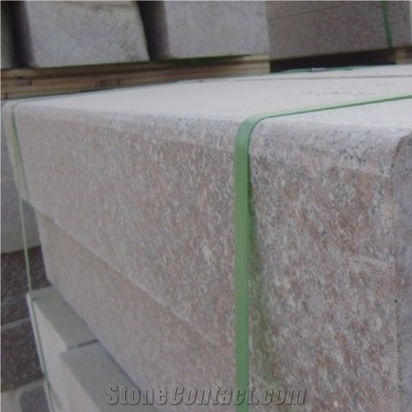 G368 Red Granite Kerbstone, 368 Pink Granite Kerbstone, 368 Red Curbstone