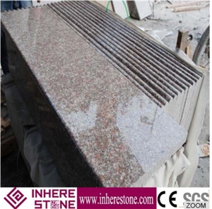 G687 Pink Granite Outdoor Stair Steps Lowes