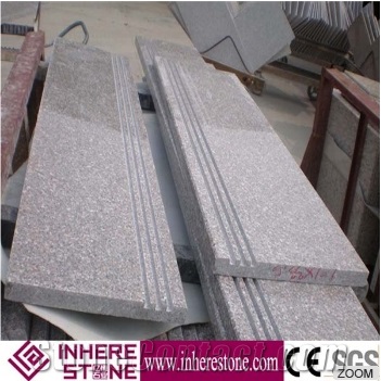 G687 Pink Granite Outdoor Stair Steps Lowes