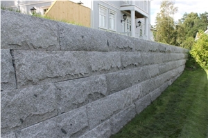 Grey Granite Mushroomed Cladding,Granite Mushroom Stone,Gray Mushroom Wall Cladding
