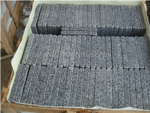 G603 Tumbled Cobblestone / China Silver Grey Granite Cobblestone / Granite Cube Stone / Sliver Granite Pavers