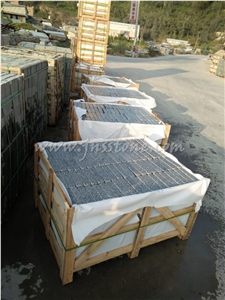 G603 Tumbled Cobblestone / China Silver Grey Granite Cobblestone / Granite Cube Stone / Sliver Granite Pavers