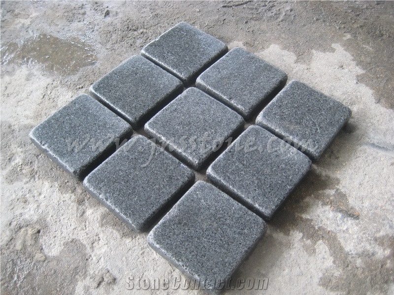G654 Cobblestone / China Dark Grey Granite Cobblestone / Pandang Dark Cobblestone / Sesame Black Cobblestone