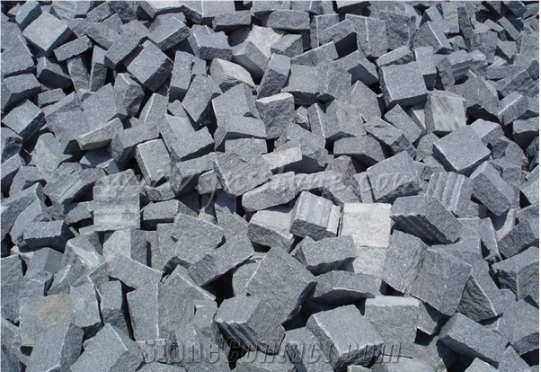 G654 Cobblestone / China Dark Grey Granite Cobblestone / Pandang Dark Cobblestone / Sesame Black Cobblestone