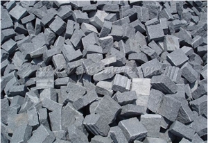G654 Cobblestone / China Dark Grey Granite Cobblestone / Pandang Dark Cobblestone / Sesame Black Cobblestone