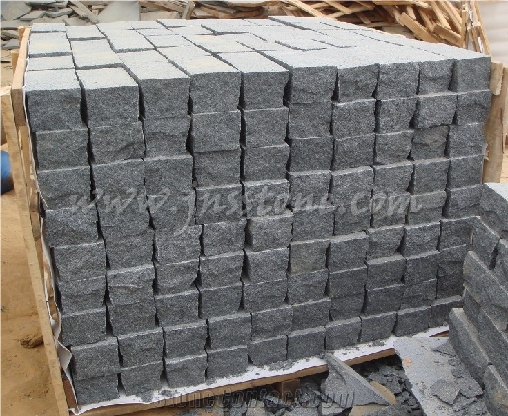 G654 Cobblestone / China Dark Grey Granite Cobblestone / Pandang Dark Cobblestone / Sesame Black Cobblestone