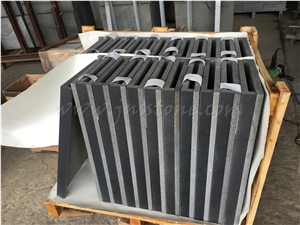 Hainan Black Basalt Swimming Pool Coping / Dark Bluestone Swimming Pool Borders / Rebated Copers / Bullnose / Square Edge