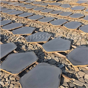 Hainan Grey Basalt Flagstone / China Grey Basalt Crazy Paving / Grey Basalt Random Pavers / Basaltina / Inca Grey / Basalto / Bazalt / Factory Owner