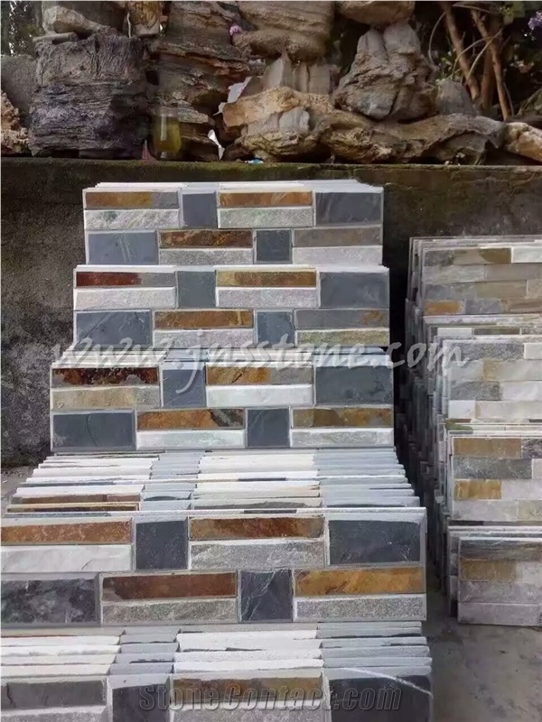 Slate / Wall Panel Ledge Stone / Stacked Stone / Veneer / Corner / Culture Stone for Walling Cladding