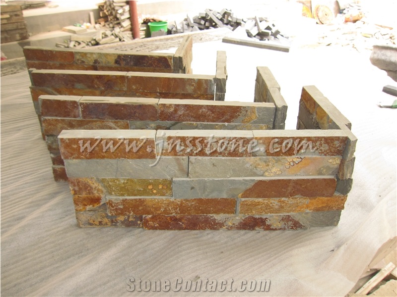 Slate / Wall Panel Ledge Stone / Stacked Stone / Veneer / Corner / Culture Stone for Walling Cladding