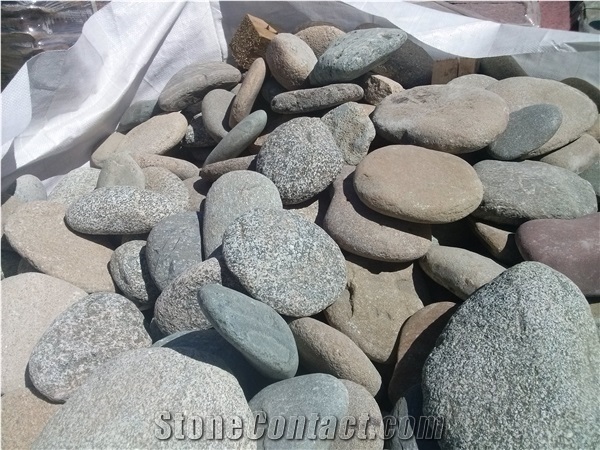 Flat Pebbles, River Boulders