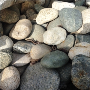 Flat Pebbles, River Boulders