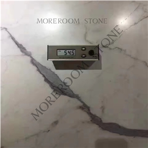 Soft Finished Calacatta White Porcelain Tile
