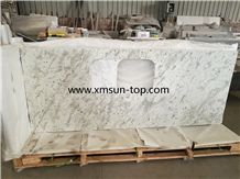 Andromeda White Granite Kitchen Countertop/Andromeda White Kitchen Top/Andromeda Granite Kitchen Worktop/Bianco Andromeda Granite Custom Countertop/White Lanka Granite Countertop/Crystal Lanka Granite