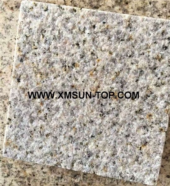 Bush-Hammered G682 Granite Cobble Stone/Yellow Rust Granite Cube Stone/Golden Yellow Granite Paving Sets/Gold Leaf China Granite Exterior Pavers/Giallo Rustic Granite Paving Stone/Stone Floor Covering