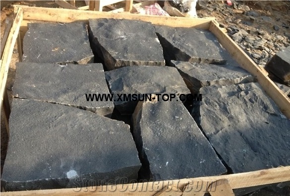 Dark Grey Slate Random Flagstones/Slate Irregular Flagstones/Grey Slate Flagstone Pavers/Slate Random Paving Stone/Grey Slate Flagstone Wall Cladding/Grey Flagstone Road Paving/Landscaping Stone