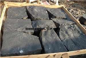 Dark Grey Slate Random Flagstones/Slate Irregular Flagstones/Grey Slate Flagstone Pavers/Slate Random Paving Stone/Grey Slate Flagstone Wall Cladding/Grey Flagstone Road Paving/Landscaping Stone