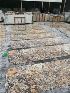 Golden Persa Granite Countertop& Golden Granite Kitchen Top