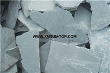 Green Slate Random Flagstones/Green Slate Irregular Flagstones/Green Slate Flagstone Pavers/Slate Random Paving Stone/Green Slate Flagstone Wall Cladding/Green Flagstone Road Paving/Landscaping Stone