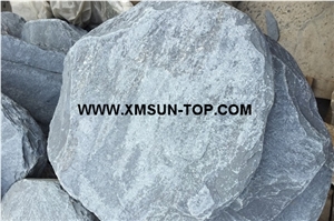 Grey Slate Flagstone Stepping Stone/Grey Round Stepping Stone/Grey Slate Round Flagstone/Grey Slate Flagstone Walkway Pavers/Grey Flagstone Road Paving/Grey Flagstone Patio/Garden Step Pavers