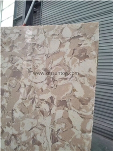 Milk Tea Quartz Stone Slabs& Tiles/Multicolor Artificial Quartz/Mixed Color Engineered Stone with Patterns/Mixed Color Manmade Stone/Quartz Stone
