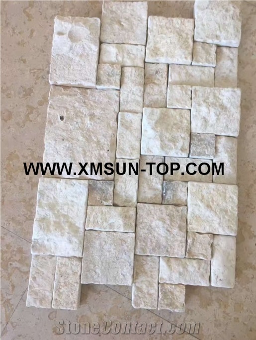 Natural Surface Beige Limestone Cube Stone/Light Yellow Limestone Cobble Stone/Lime Stone Paving Sets/Natural Stone Floor Covering/Yellow Stone Courtyard Road Pavers