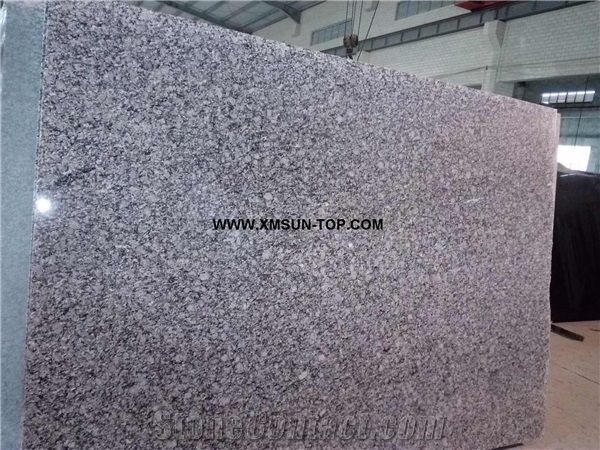 Polished Spray White Granite Gangsaw Big Slab&Customized&Tiles/Sea Wave Flower Granite for Wall Covering&Wall Cladding/White Wave Granite for Flooring/G423 Granite Panels/Silvery Grey Granite/A Grade