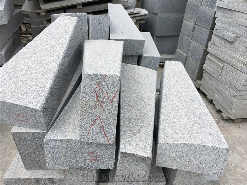 China Grey Granite G623 Kerbstone, Kerbs,Curbs for Road Side Stone,Barry White,Bianco China,New Bianco Sardo,China Sardo,Counter White,Gamma Grey,Grigio Sardo,Moon Pearl,Padang Beta