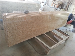 China Yellow Granite G682 Countertop, Granite Kitchen Top, G682 Yellow Granite Kitchen Top,Yellow Rust Granite Countertop,Giallo Fantasia,Giallo Ming,Giallo Rustic, Gold Leaf China,Golden Cristal