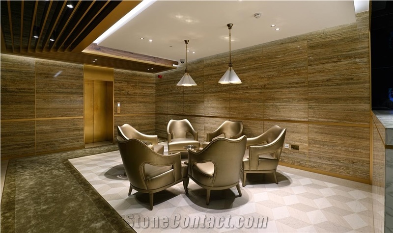 Golden Emperador Travertine/Yellow Travertine