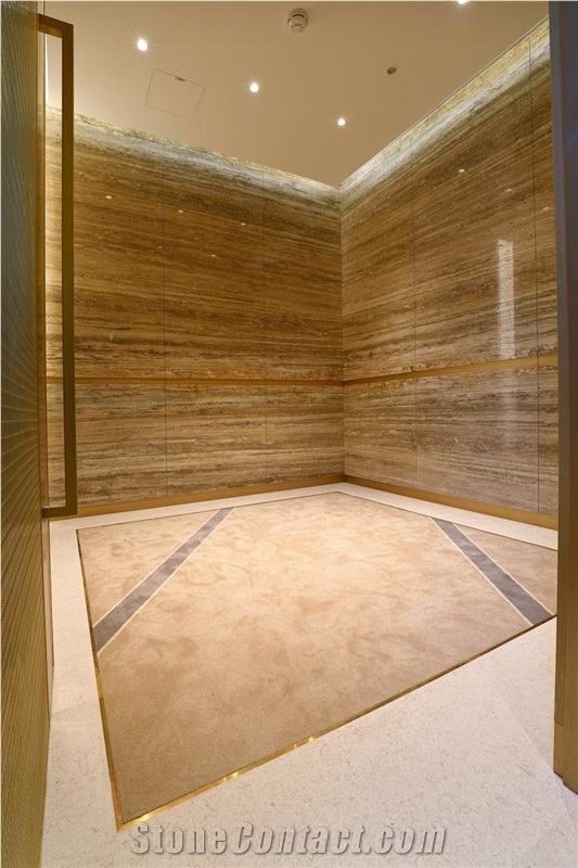 Golden Emperador Travertine/Yellow Travertine