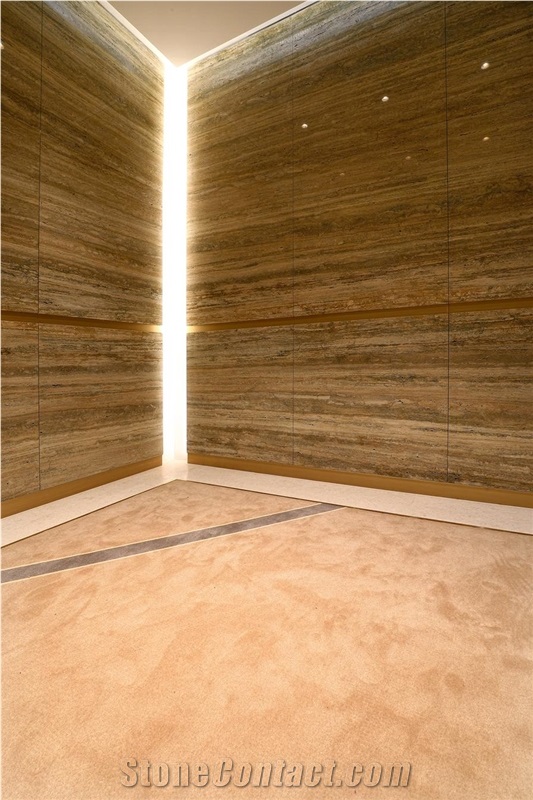Golden Emperador Travertine/Yellow Travertine