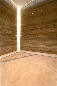 Golden Emperador Travertine/Yellow Travertine