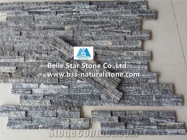 Grey Granite Z Stone Cladding,Grey Granite Culture Stone,Dark Grey Stone Wall Panels,Granite Stone Veneer,Grey Granite Stone Veneer,Granite Stacked Stone,Indoor/Outdoor Wall Panels,Granite Ledgestone