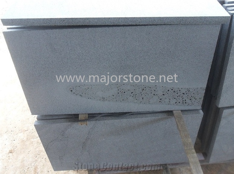 Bluestone Cut to Size Honed Tiles / China Bluestone Honed / Zhangpu Bluestone Tiles with Cat Paws or Honeycomb