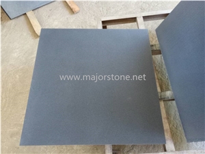China Honed Bluestone Slabs / Black Honed Basalt Slabs