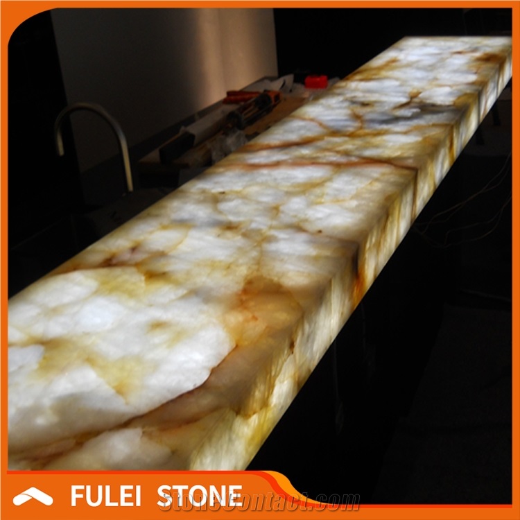 Lumix Quartzite, Backlight Lumix Quartzite Slab