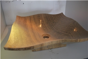 Beige Marble Stone Wash Basin Sink