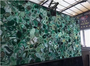 Green Semi Precious Stone Panels/Slabs/Tiles,Wall /Floor Tiles,Bar Tops,Table Tops,Vanity Tops,Gemstone Tiles