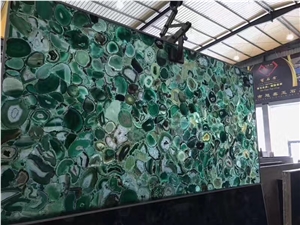 Man-Made Semi Precious Stone Gemstone Slabs