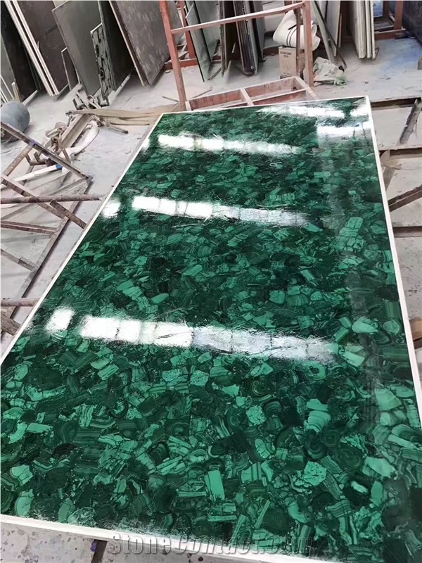 Man-Made Semi Precious Stone Gemstone Slabs