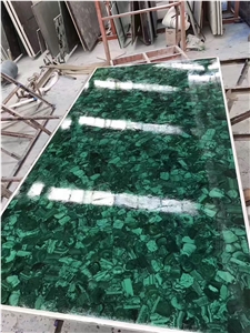 Man-Made Semi Precious Stone Gemstone Slabs
