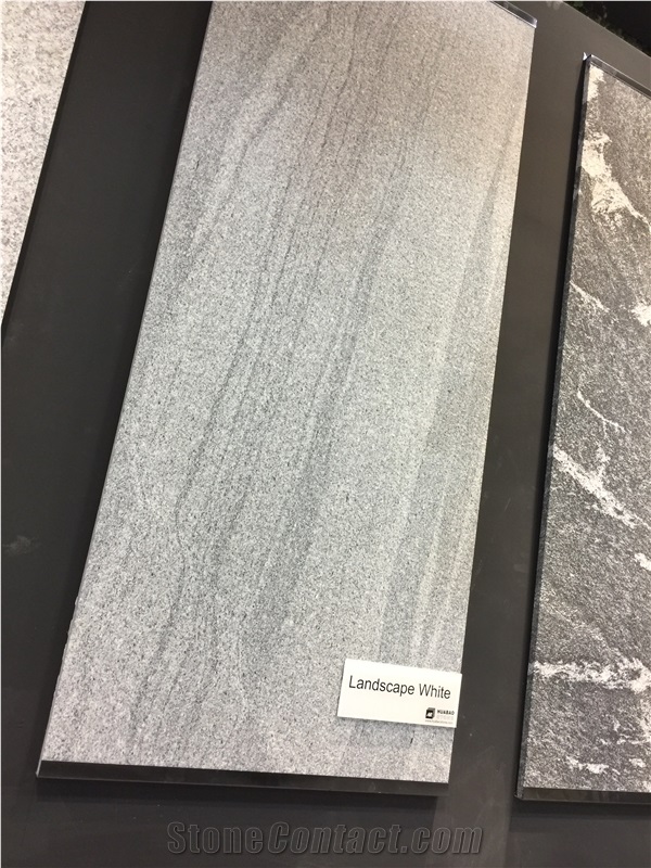 Nero Santiago Landscape Tiles Slabs, G302 Granite