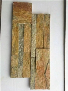 Rustic Yellow Quartzite Stone Veneer Ledge Stone