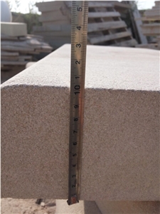 Yellow Sandstone Step Sandblasted