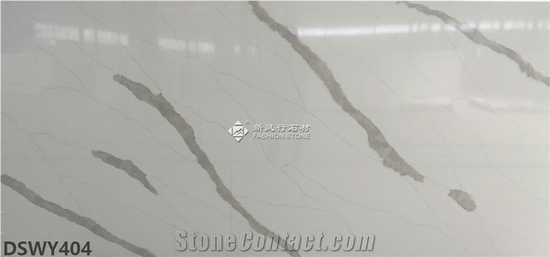 Quartz Stone/Manmade Stone/Calacatta Vagli Quartz Countertops/ Kitchen Island Tops/Foshan,China