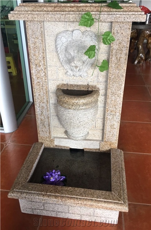 White Yellow Marble Sculptured Fountain&Granite Floating Sphere Fountain&Handcarved Exterior Fountains for Garden Decoration& Large Garden Water Fountain