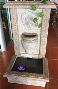 White Yellow Marble Sculptured Fountain&Granite Floating Sphere Fountain&Handcarved Exterior Fountains for Garden Decoration& Large Garden Water Fountain