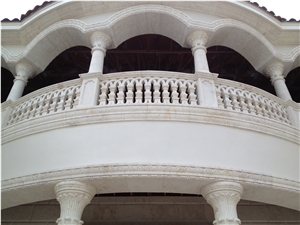 Jerusalem Bone White Limestone Balustrades