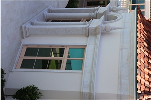 Jerusalem Stone White Limestone Pedestal Columns